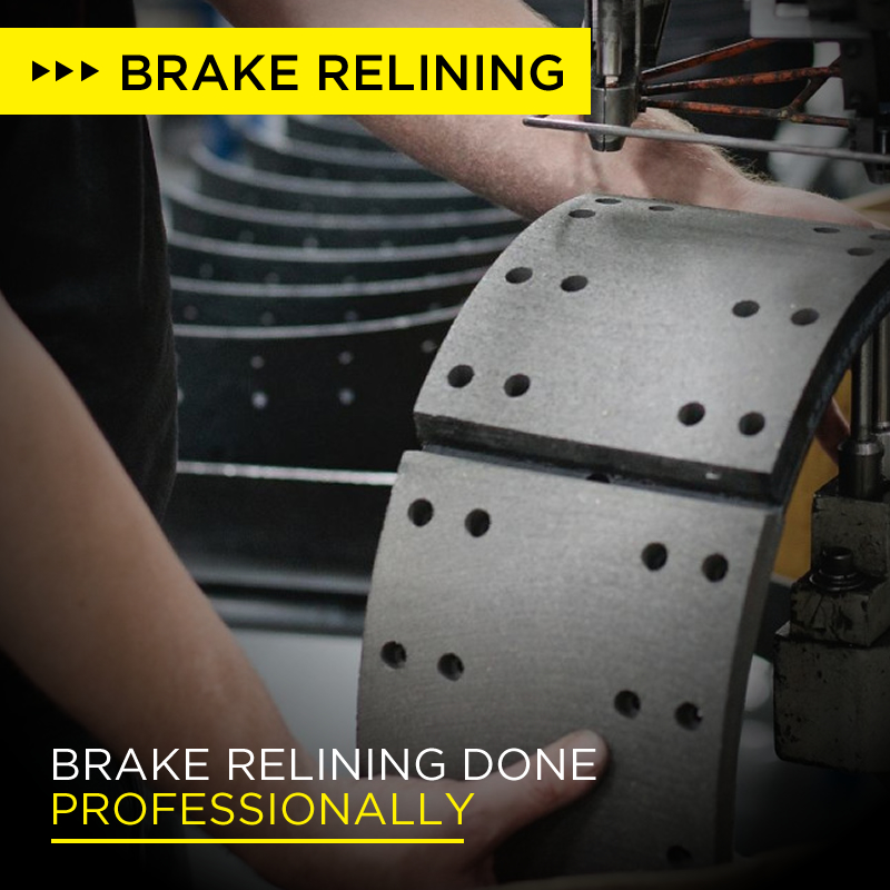 How brake relining is done professionally