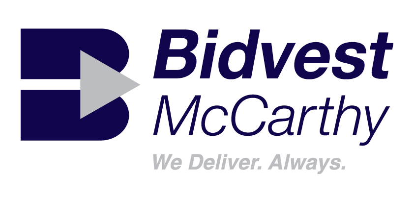 Bidvest McCarthy we deliver logo